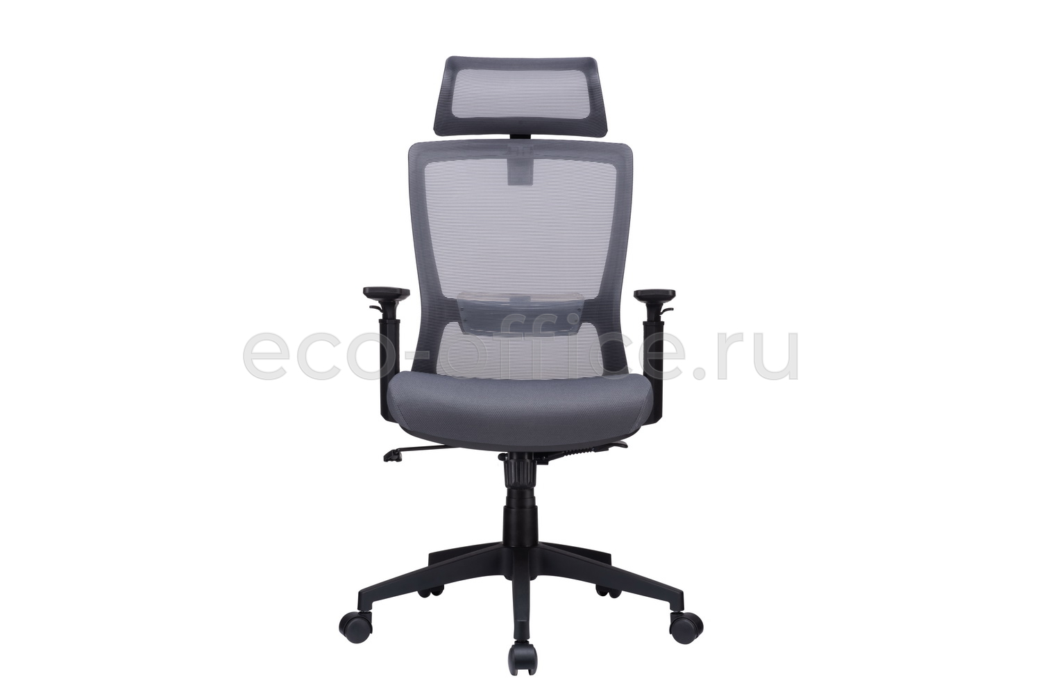 Кресло RV Chair LINE W-202 AC Чёрный пластик / Серая ткань  стоимость