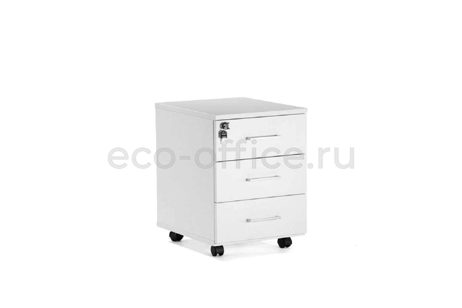 Тумба подкатная TOUR Basic 80T004 W3W3 alum Белый купить в Казани