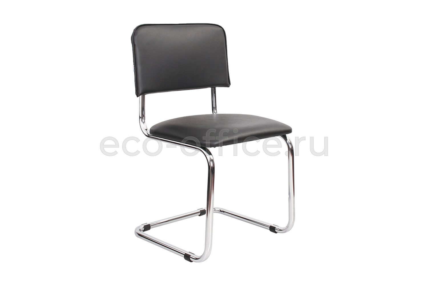 Стул SYLWIA Chrome 450320/V4 Чёрная экокожа купить в Казани