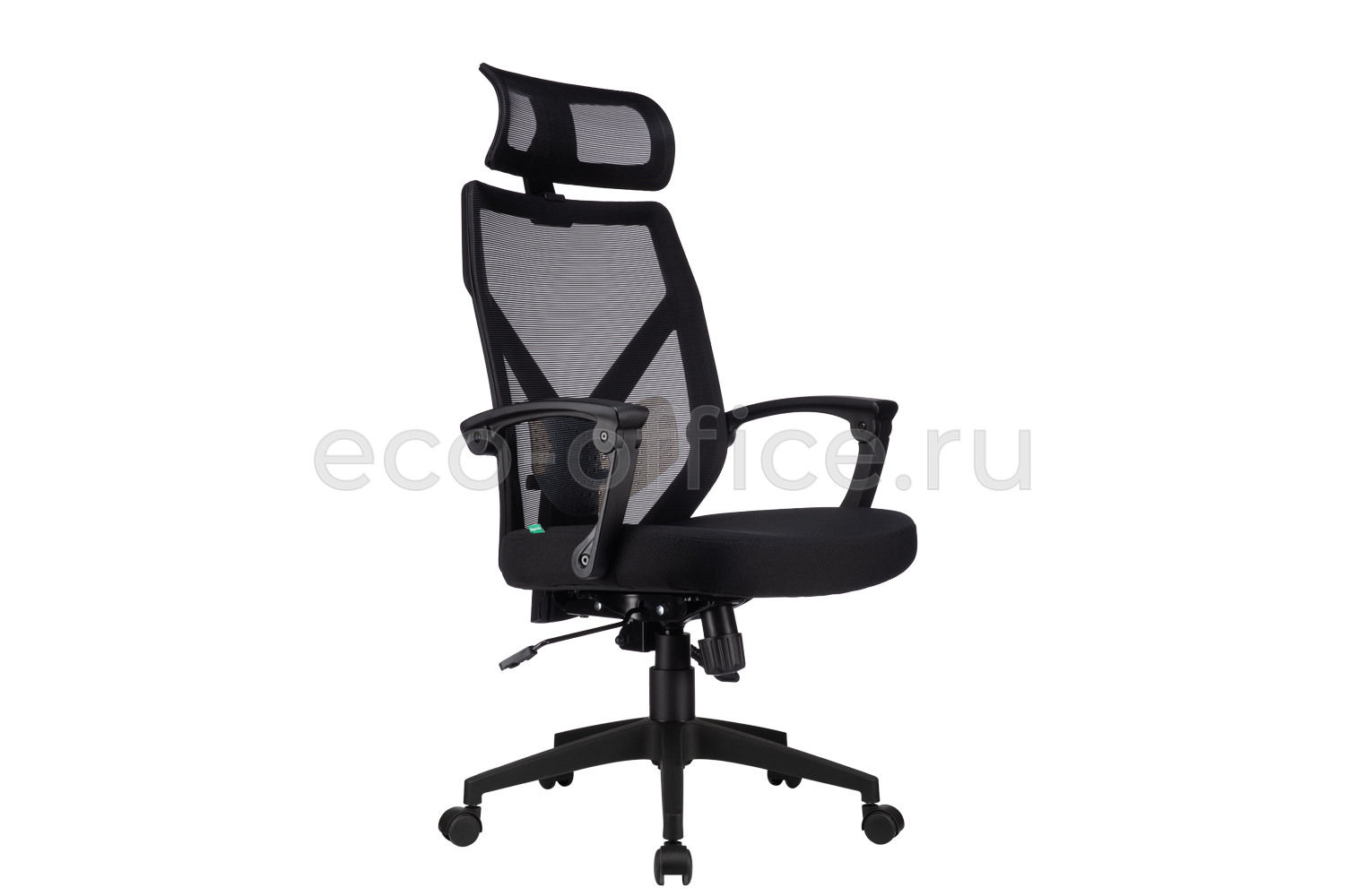 Кресло RV Chair OLIVER W-203 AC Чёрный пластик / Чёрная ткань купить в Казани