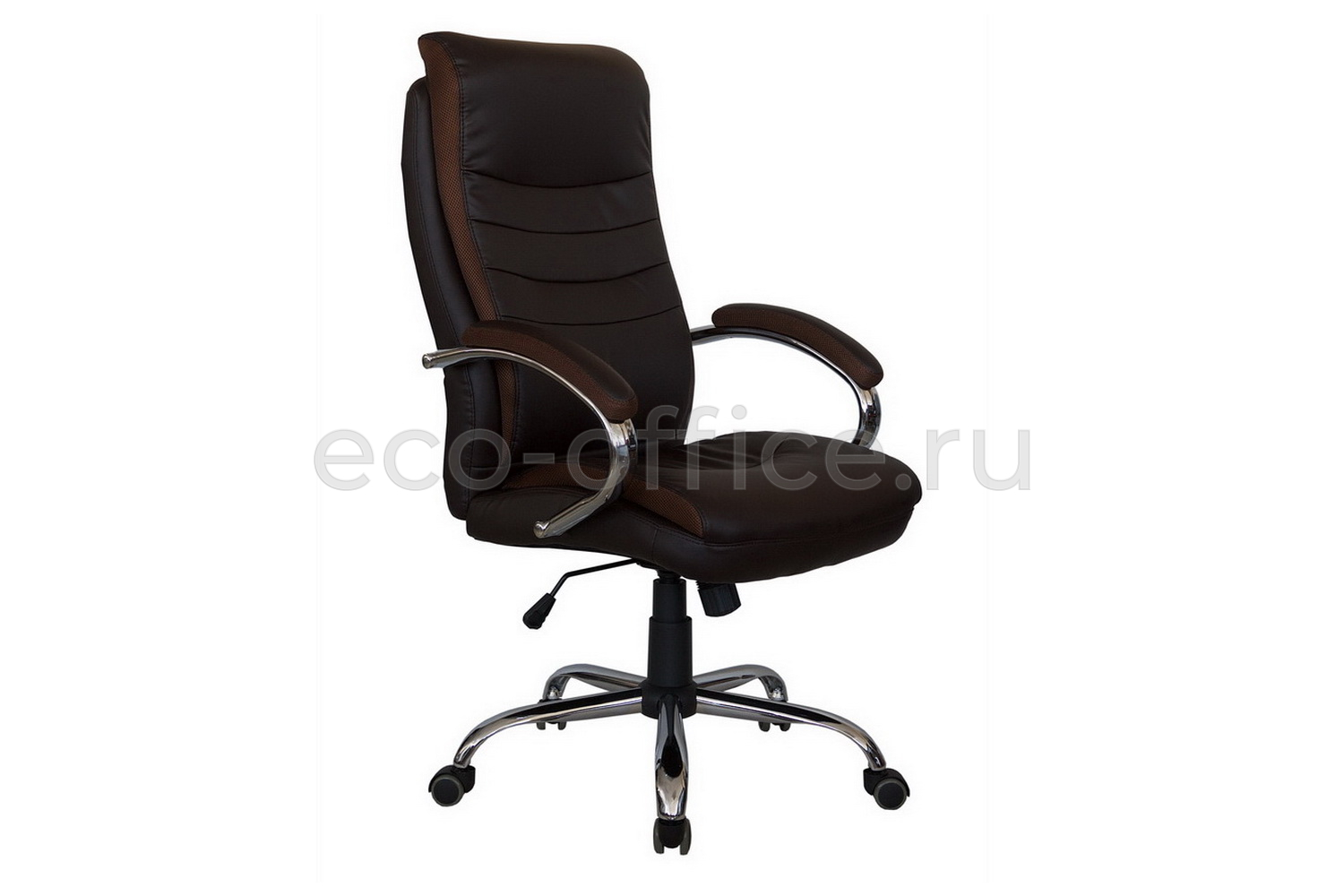 Кресло руководителя RV Chair HOOP 9131 Коричневая экокожа купить в Казани
