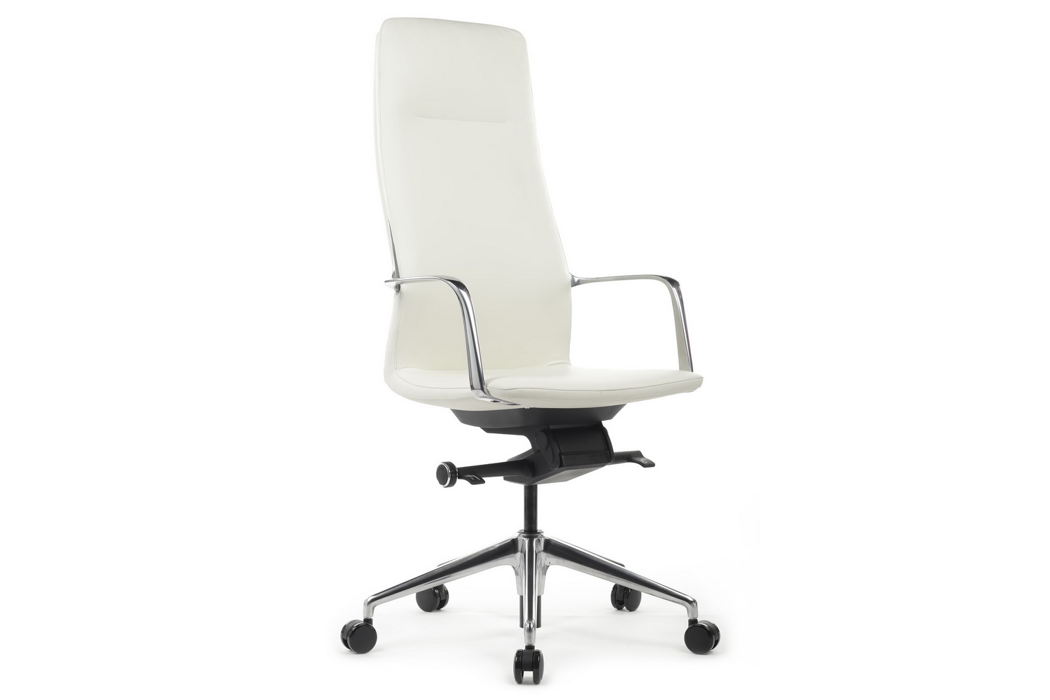 Кресло руководителя RV Design PLAZA FK004-A13 Белая кожа купить в Казани