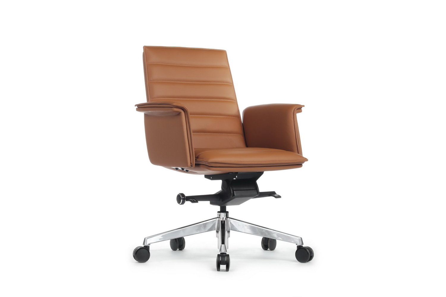 Кресло руководителя RV Design RUBENS-M B1819-2 Светло-коричневая кожа купить в Казани