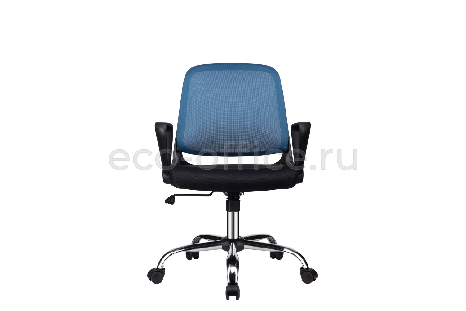 Кресло офисное RV Design W-158 Чёрный пластик / Синяя сетка стоимость