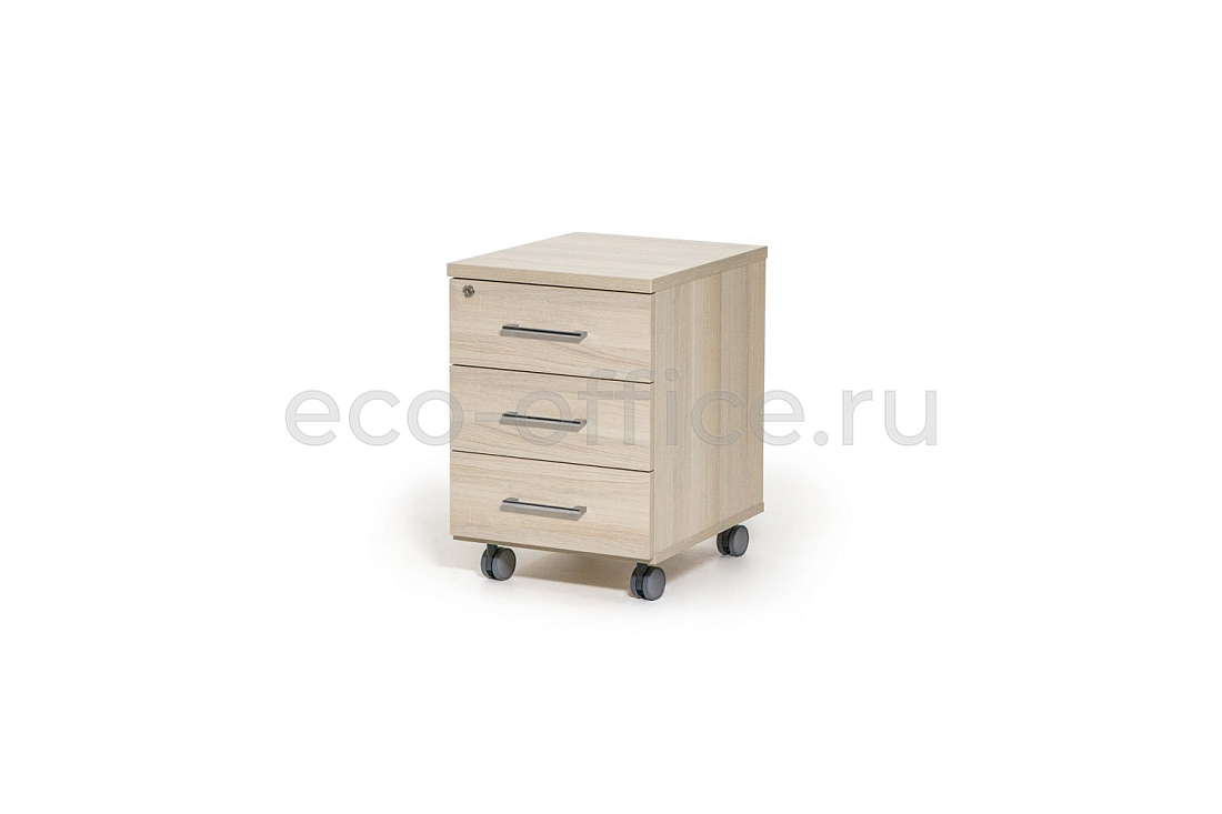 Тумба подкатная 3 ящика FE/RO 72T002 DYDY Дуб Светлый купить в Казани