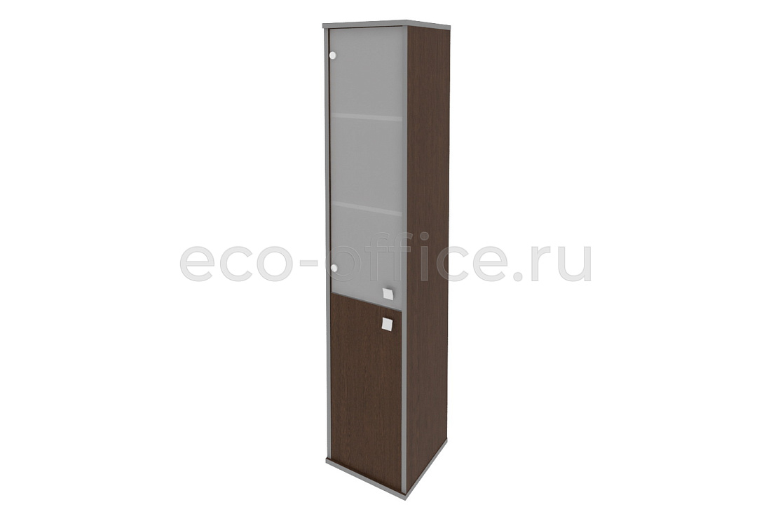 Шкаф высокий узкий левый STYLE Л.СУ-1.2 (L) Венге Цаво купить в Казани