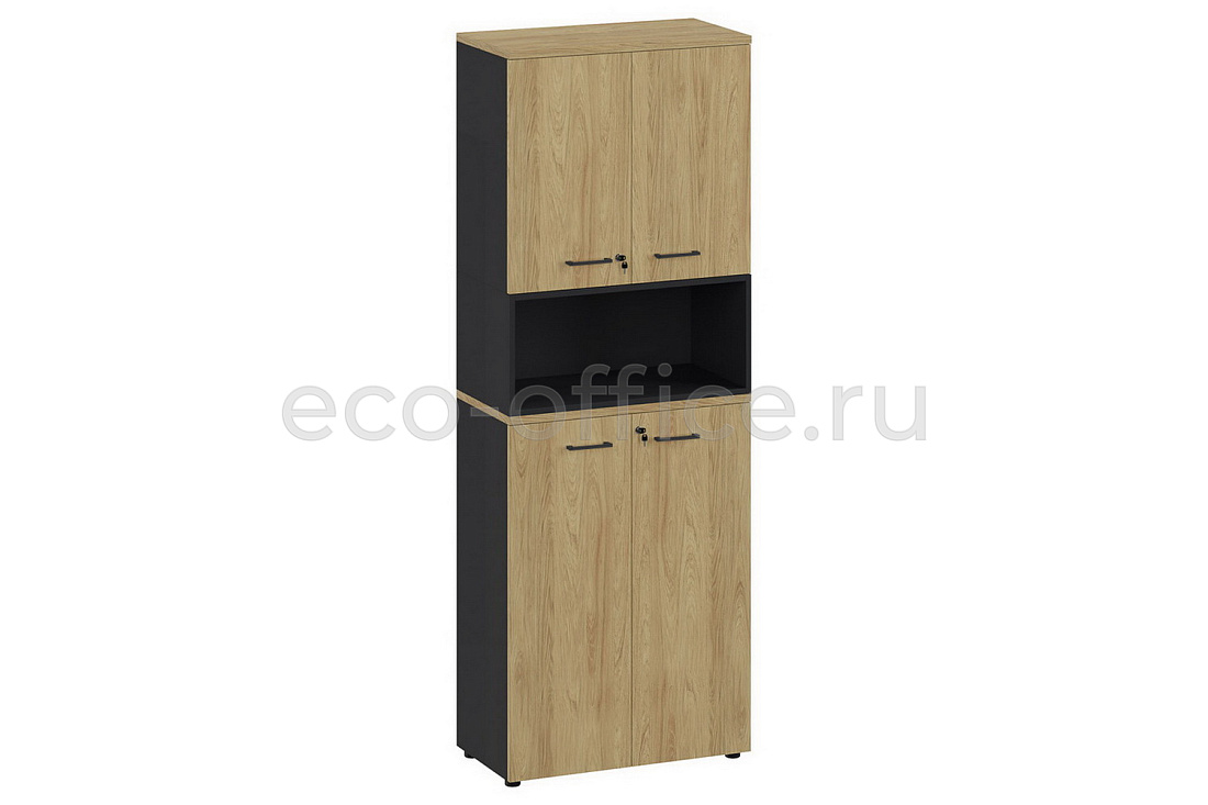 Шкаф высокий составной FLEX 221 hinged/open 156Z 15 156Z.34 Гикори купить в Казани