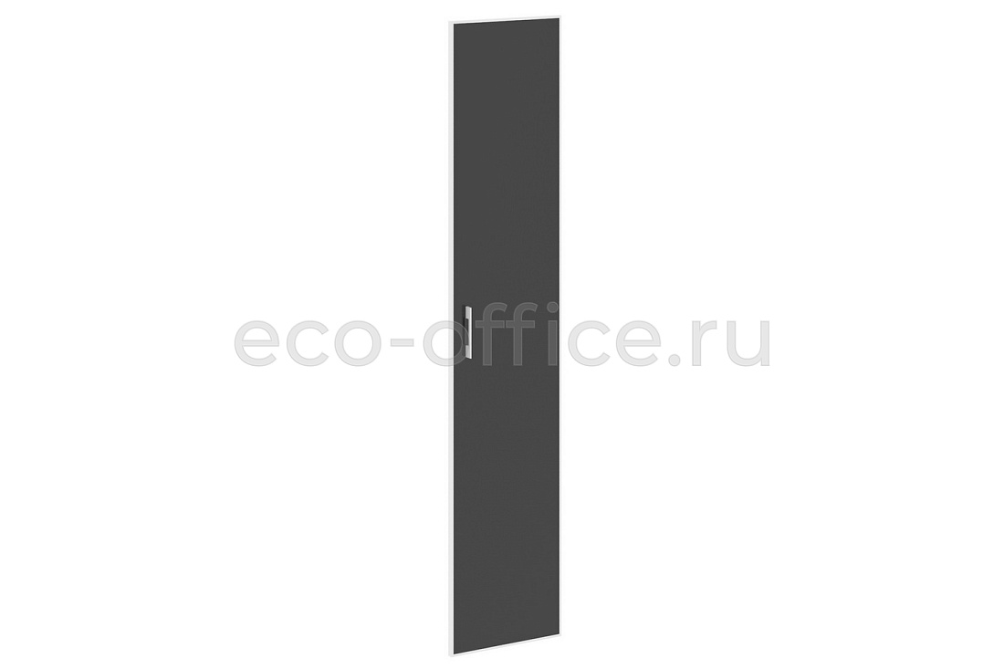 Дверь высокая стеклянная правая YALTA LT.S-1 R (R) black Чёрное стекло купить в Казани