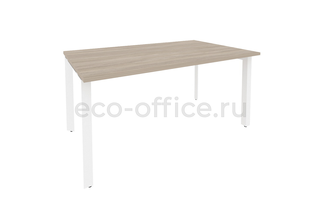 Стол переговорный (1 столешница) ONIX O.MP-PRG-1.4 Дуб Аттик / Белый металл  купить в Казани