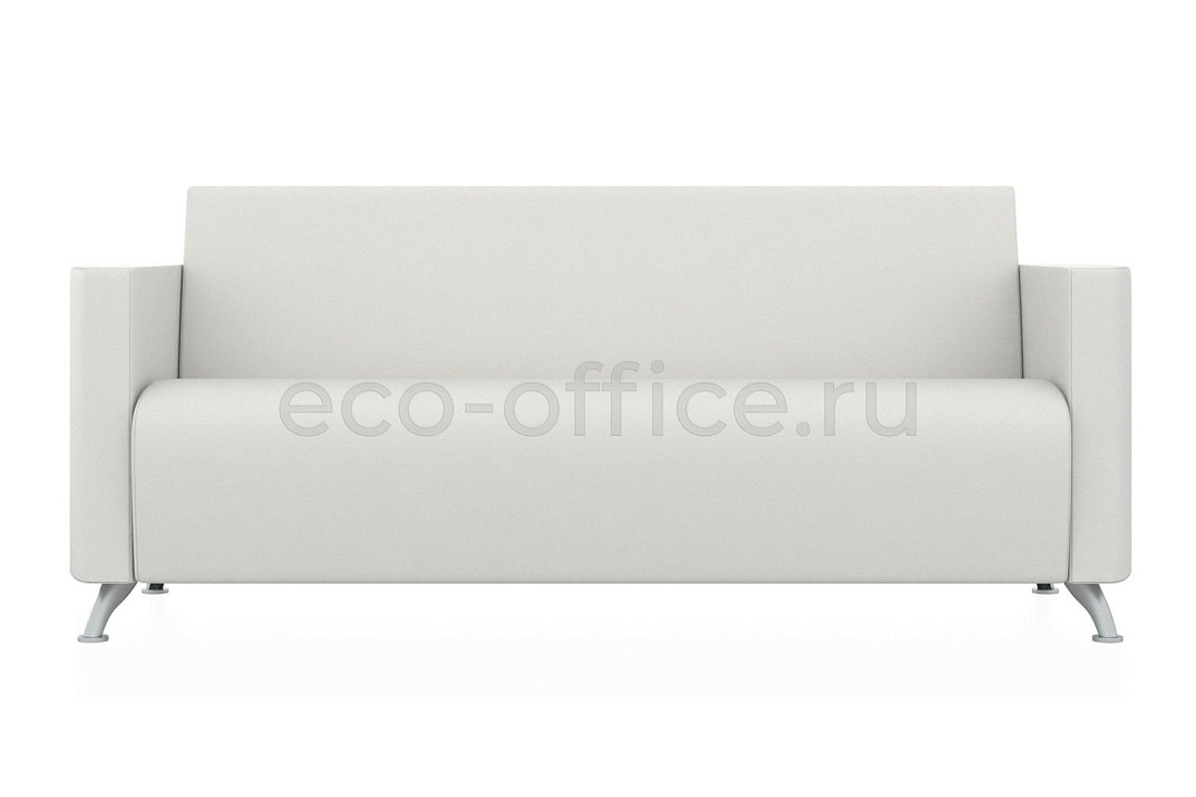 Трехместный диван СИТИ экокожа Euroline 920 Ультра белый купить в Казани
