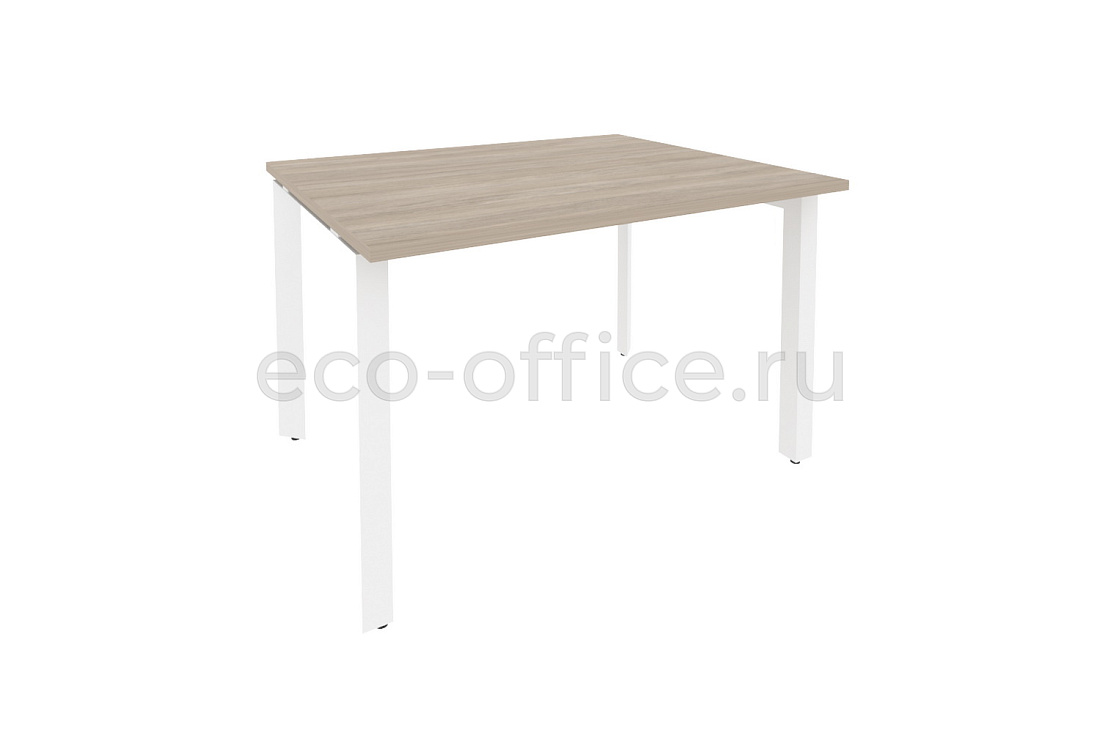 Стол переговорный (1 столешница) ONIX O.MP-PRG-1.2 Дуб Аттик / Белый металл  купить в Казани