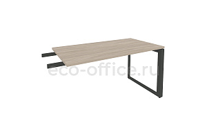 Брифинг-приставка на О-образном м/к ONIX DIRECT O.MO-BR-13 Дуб Аттик / Антрацит металл фото