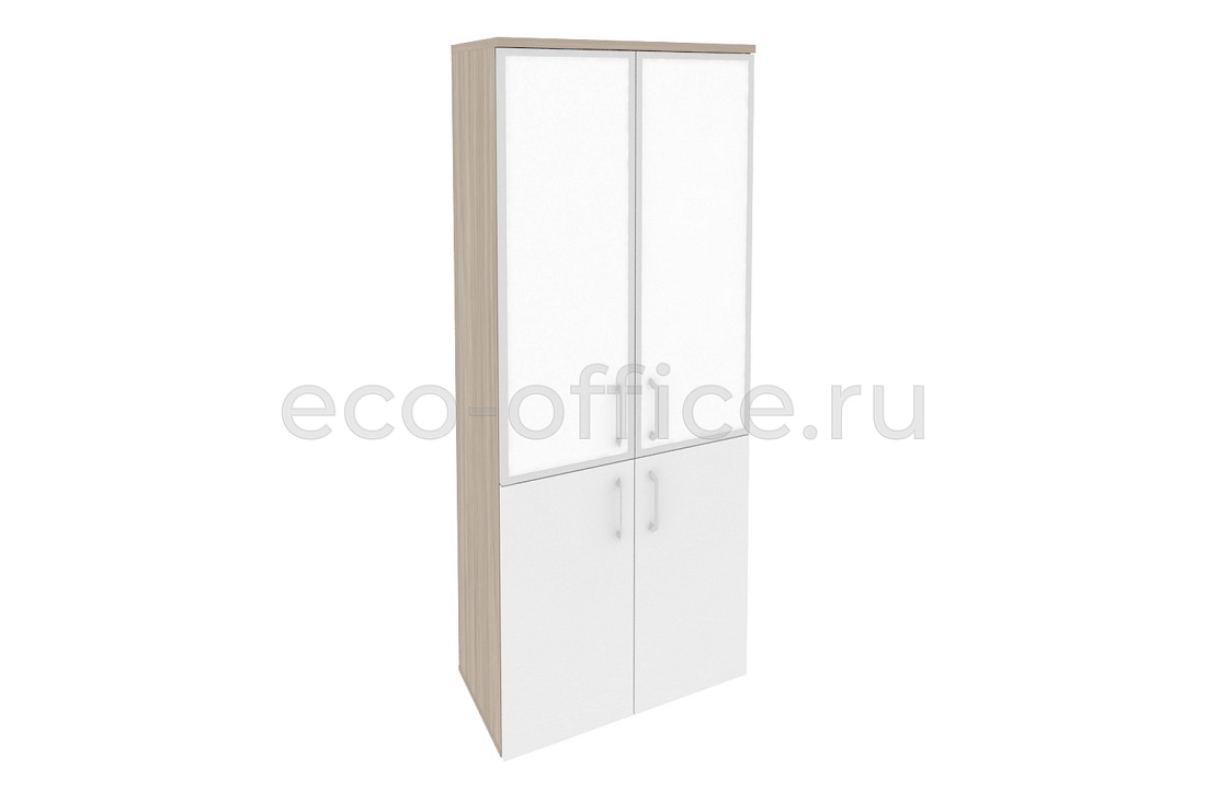 Шкаф высокий широкий ONIX O.ST-1.2 R white Дуб Аттик / Белый Бриллиант купить в Казани