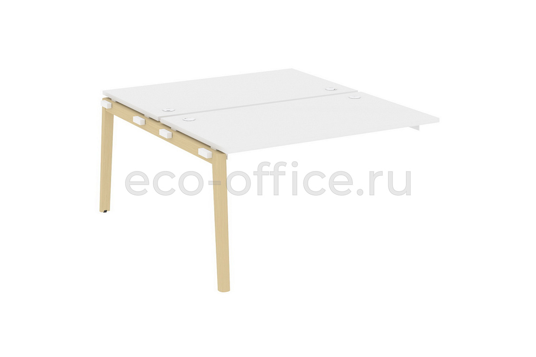 Наборный элемент рабочей станции на 2 рабочих места ONIX WOOD OW.2.NRS-3.8 Белый Бриллиант / Дуб Светлый  стоимость