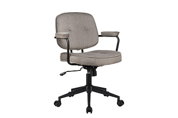 Кресло ECO-CHAIR CHESTER W-221T Серый велюр купить в Казани