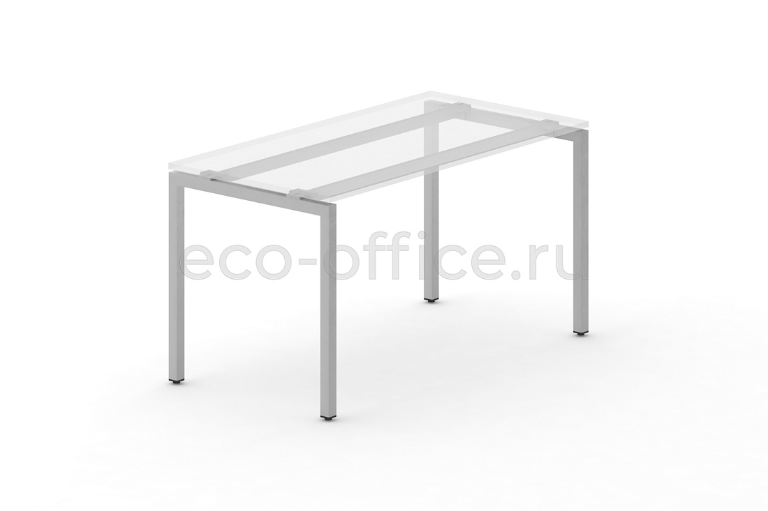 Металлокаркас на П-образных опорах 40x40 для стола 1200*720 Серый металл  стоимость