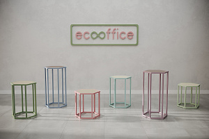 Журнальные столы HEX-450 ColorPastel Сатин / Розовый антик фото