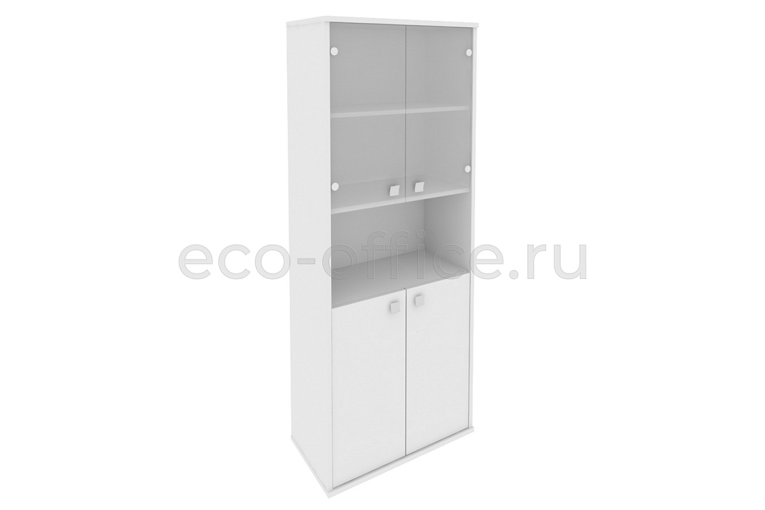 Шкаф высокий широкий STYLE Л.СТ-1.4 Белый купить в Казани
