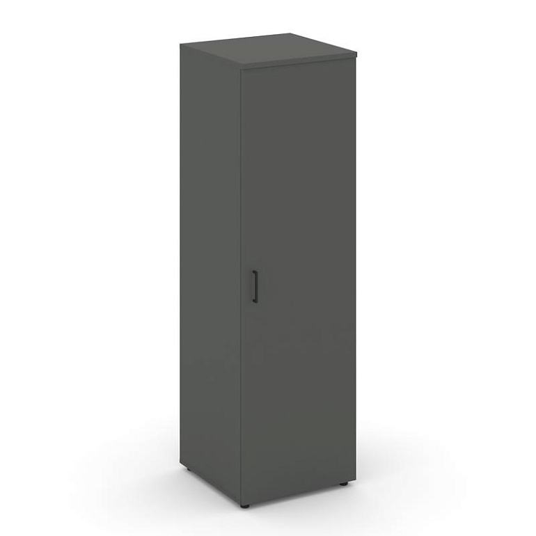 гардероб узкий глубокий style project sn.gb.e-002 антрацит/черный ручки фото