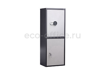 Шкаф бухгалтерский AIKO SL-125/2T EL Графит (RAL 7024) / Светло-серый (RAL 7038) купить в Казани