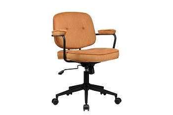 Кресло ECO-CHAIR CHESTER W-221T Горчичный велюр купить в Казани