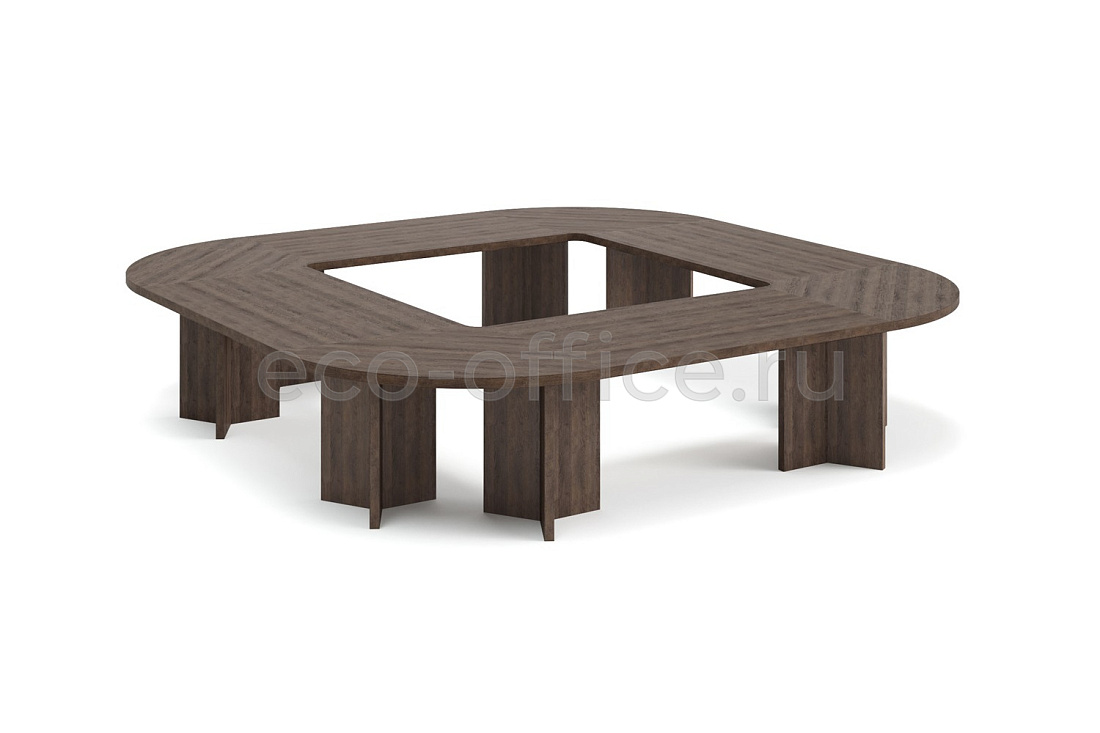 Стол переговоров LAVA Conference table 360x360 Табак купить в Казани