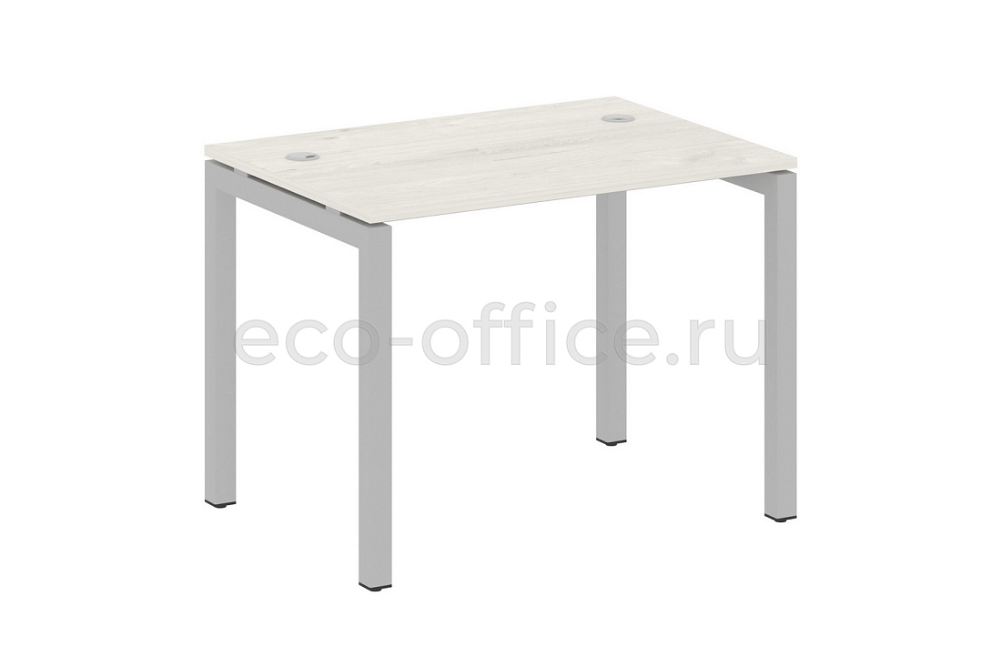 Стол письменный METAL SYSTEM QUATTRO 5x5 50БП.СП-1 Дуб Наварра / Серый металл купить в Казани