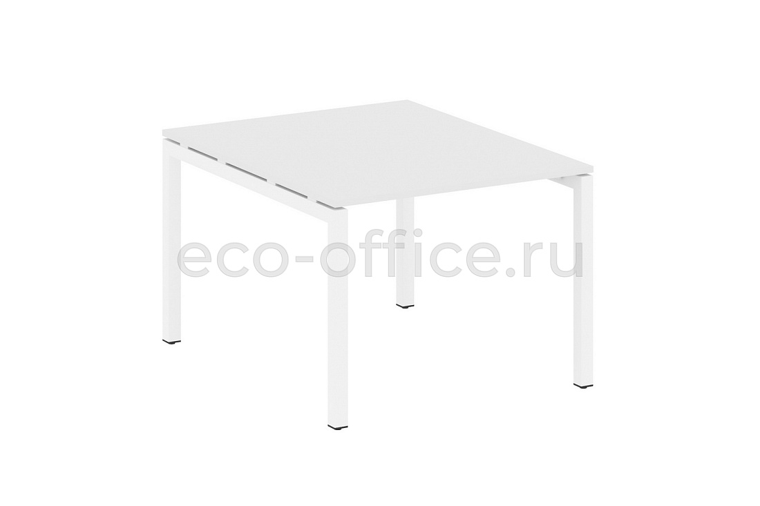 Стол переговорный (1 столешница) METAL SYSTEM QUATTRO 5x5 50БП.ПРГ-1.1 Белый / Белый металл купить в Казани