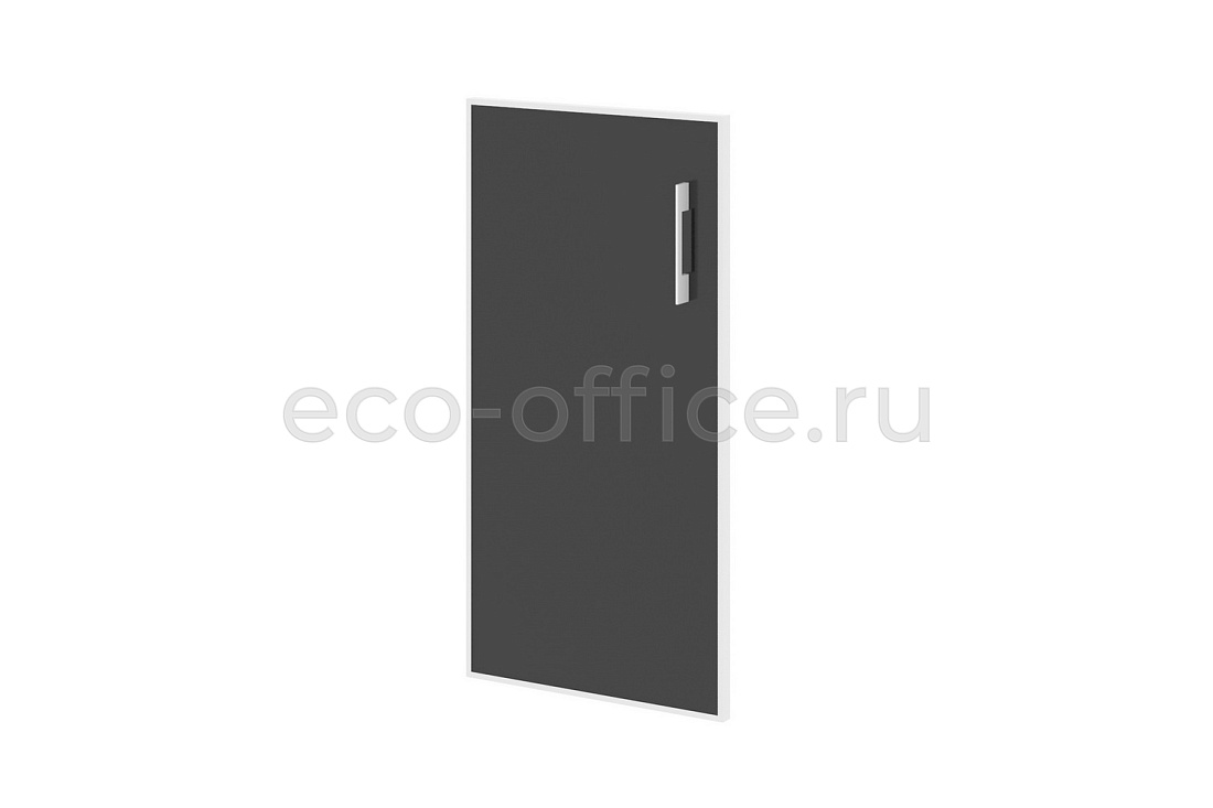 Дверь низкая стеклянная левая YALTA LT.S-3 R (L) black Чёрное стекло купить в Казани