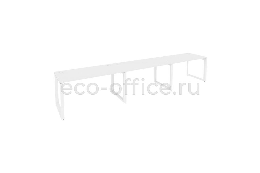 Рабочая станция на O-образном м/к ONIX O.MO-RS-3.3.7 Белый Бриллиант / Белый металл  купить в Казани