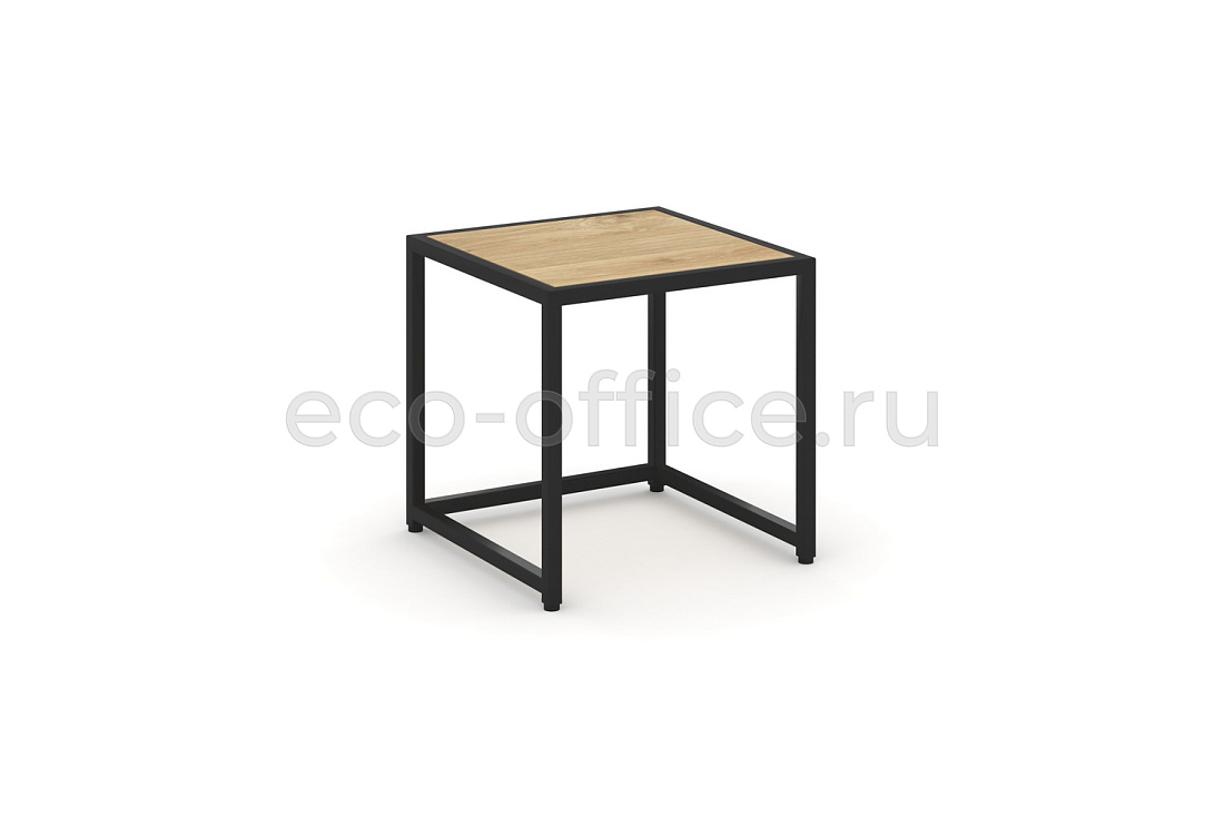 Стол журнальный LOFT VR.L-SJK-40 Тиквуд Светлый / Чёрный металл купить в Казани