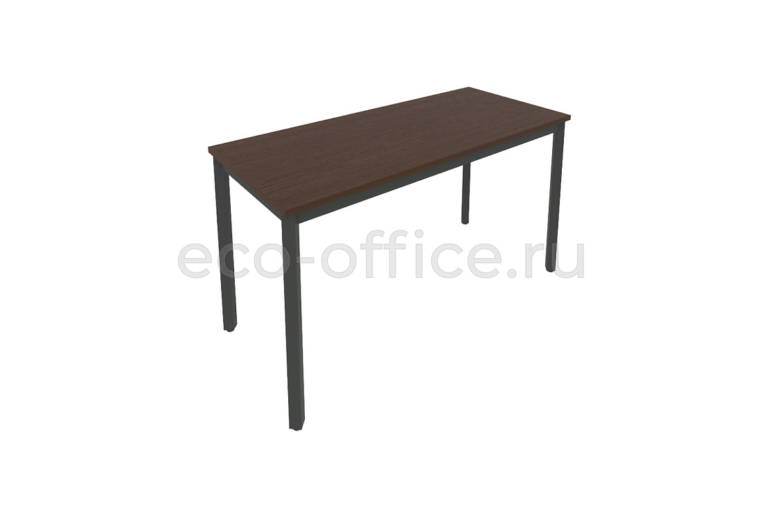 Стол письменный на металлокаркасе SLIM SYSTEM С.СП-5.1 Венге Цаво / Антрацит металл купить в Казани