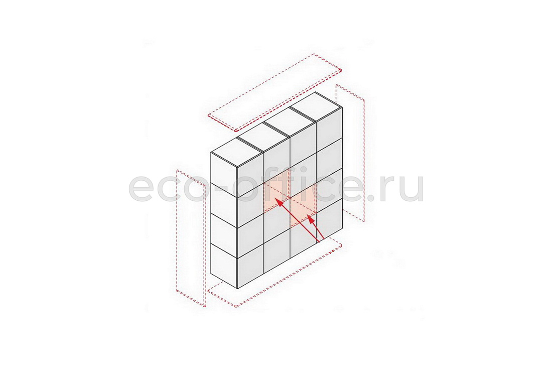 Монолитный шкаф IULIO 158620 White / White  стоимость