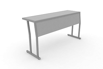 Стол учебный трехместный с царгой DESK DK-1500SP Серый / Серый Металл купить в Казани