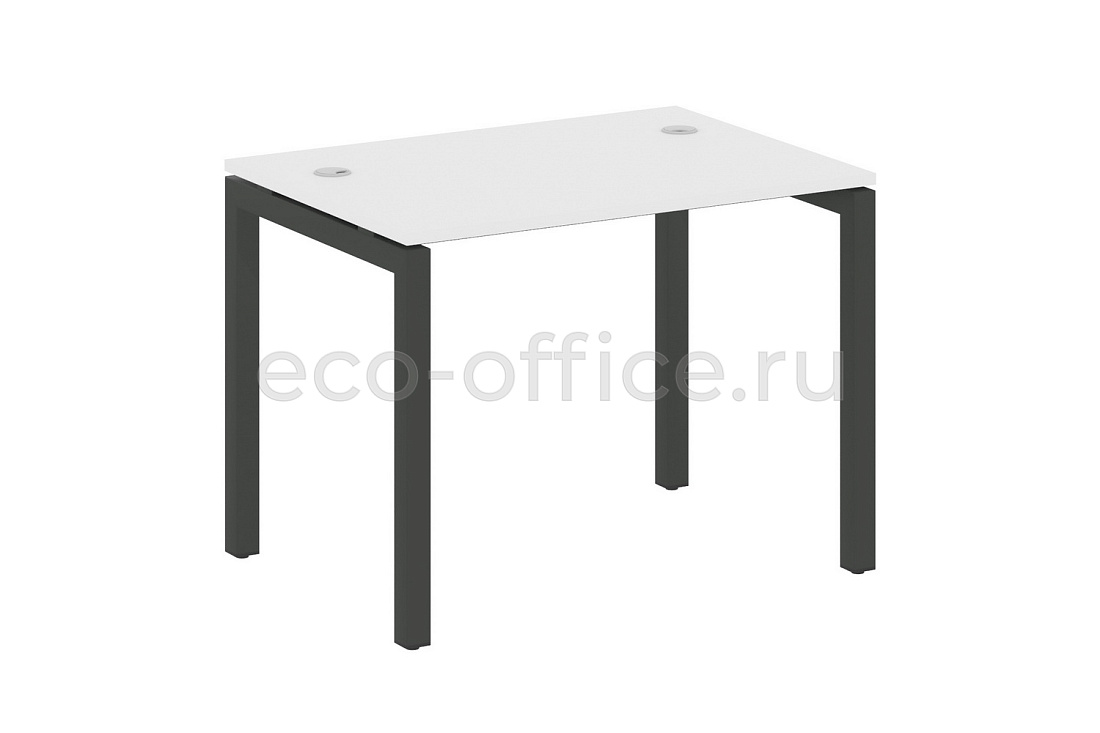 Стол письменный METAL SYSTEM QUATTRO 5x5 50БП.СП-1 Белый / Антрацит металл купить в Казани