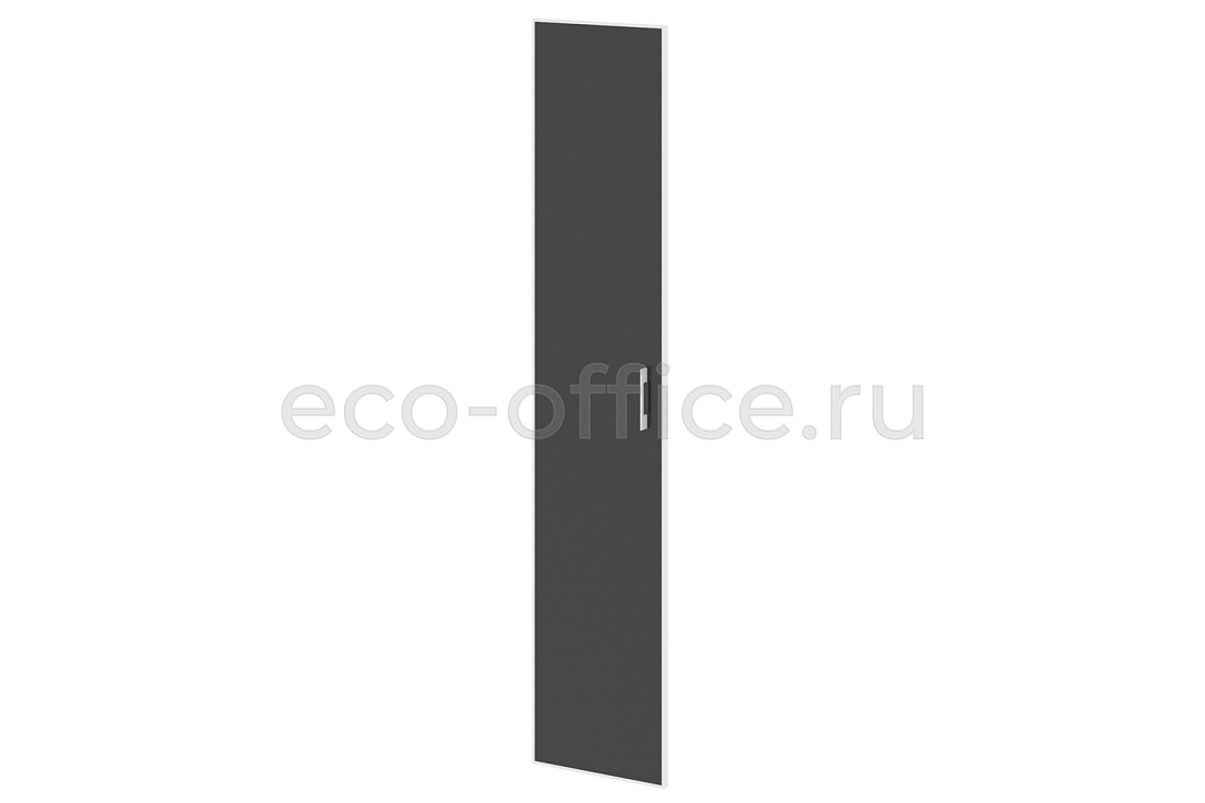 Дверь высокая стеклянная левая YALTA LT.S-1 R (L) black Чёрное стекло купить в Казани