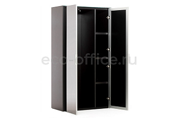 Гардероб 2 двери GALA NEWLIB2/899 + LIBSH/899 BLACK GLASS купить в Казани