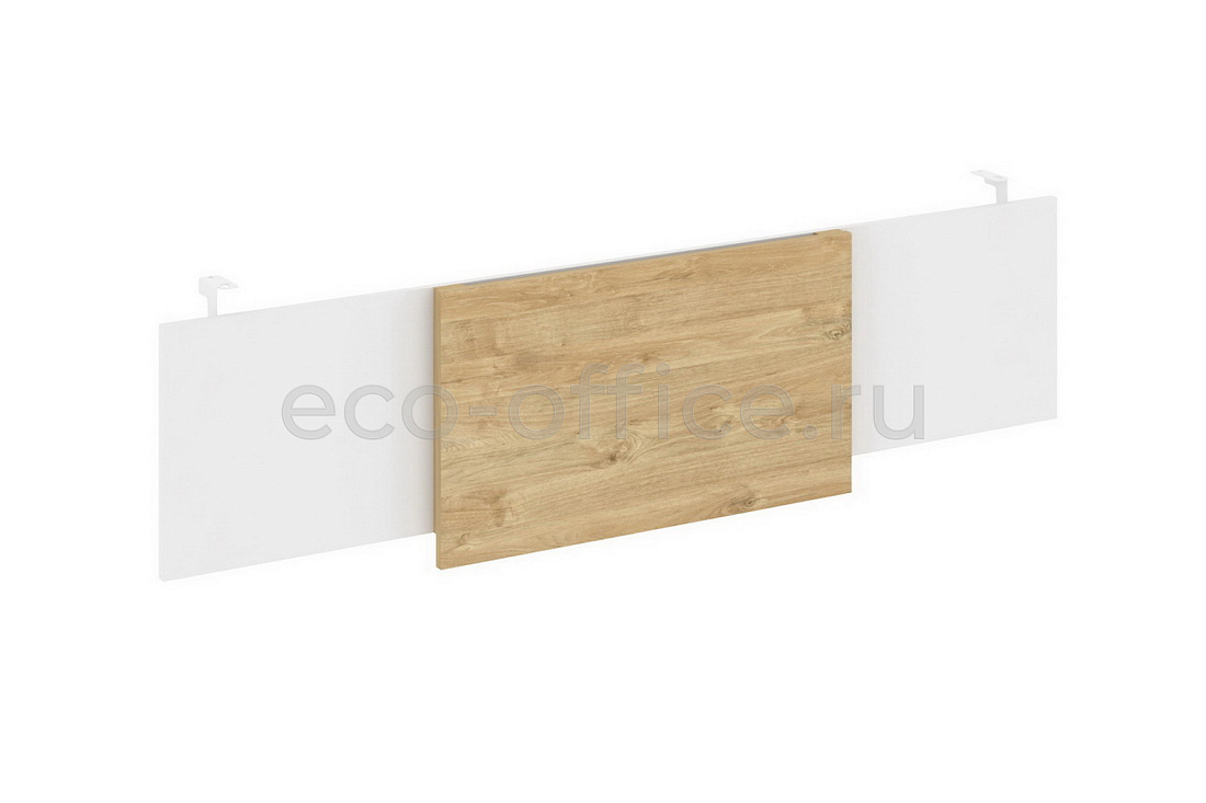 Царга для стола руководителя L1980 ONIX WOOD DIRECT O.M-CSR-6 Белый Бриллиант / Тиквуд Светлый / Белый металл купить в Казани