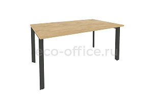 Стол переговорный (1 столешница) ONIX O.MP-PRG-1.4 Тиквуд Светлый / Антрацит металл фото